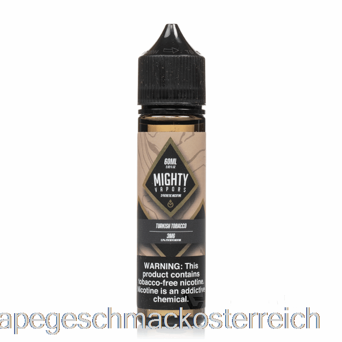 Türkischer Tabak – Mächtige Dämpfe – 60 Ml, 0 Mg Vape-Geschmack
